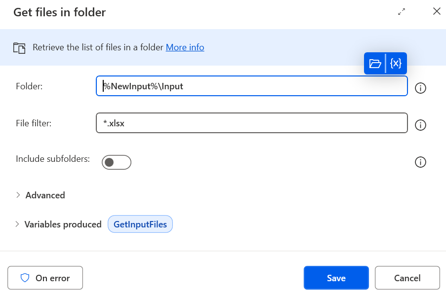 Filter Excel Files