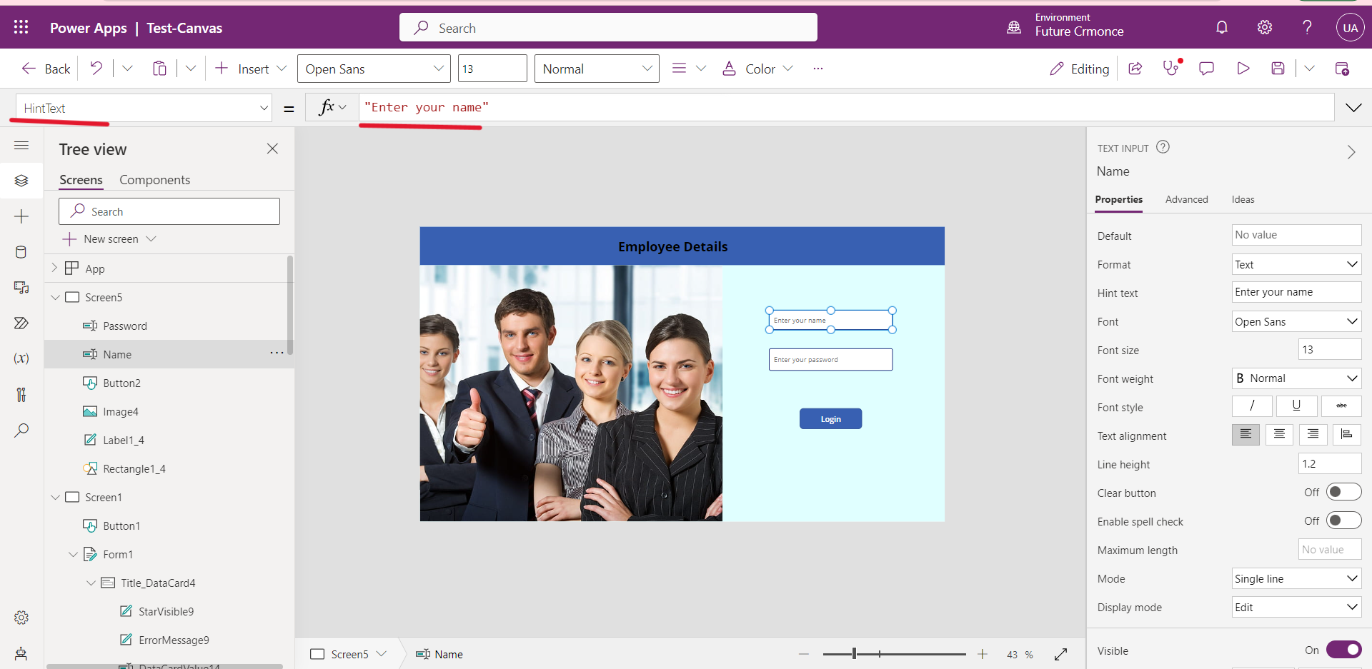 Login Form