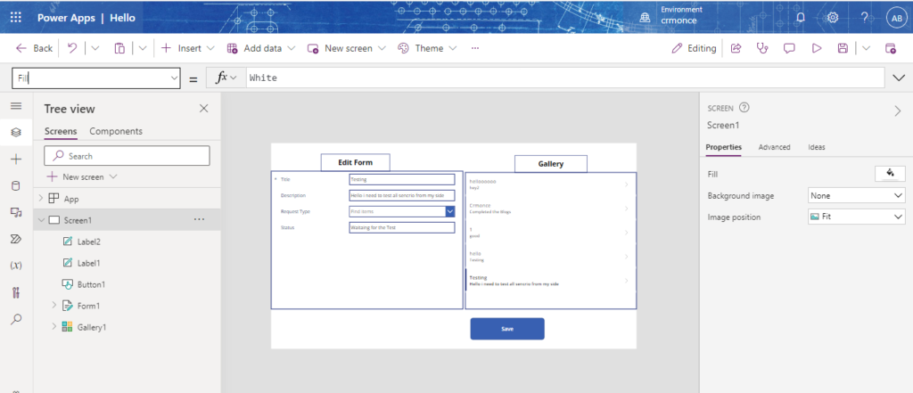 add link in html text powerapps